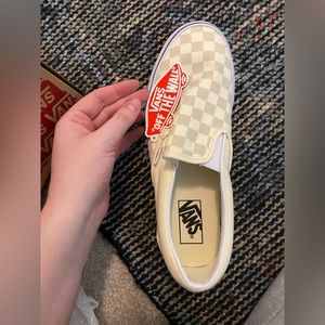 NEW IN BOX Slip-on checkerboard Vans